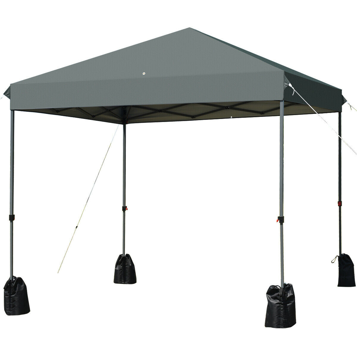 8’x8' Outdoor Pop up Canopy Tent  w/Roller Bag-Blue