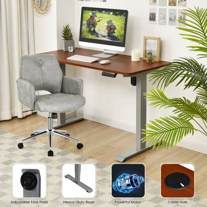 Electric Height Adjustable Standing Desk with Memory Controller-Black