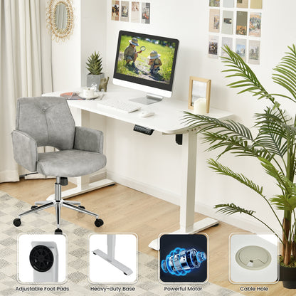 Electric Height Adjustable Standing Desk with Memory Controller-Black