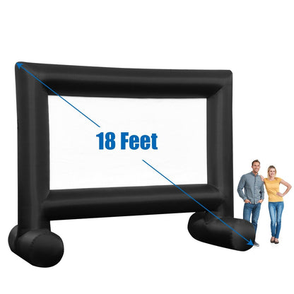 Inflatable Outdoor Movie Projector Screen with Blower-14'