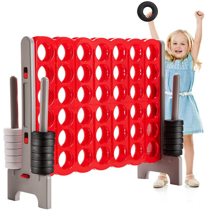 4-to-Score 4 in A Row Giant Game Set for Kids Adults Family Fun