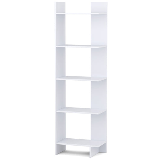 5-Tier Freestanding Decorative Storage Display Bookshelf