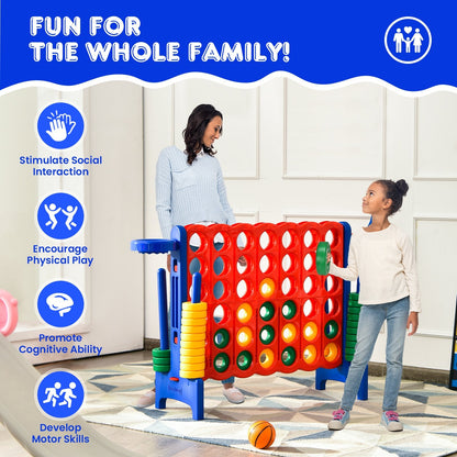 2.5 Feet 4-to-Score Giant Game Set-Blue