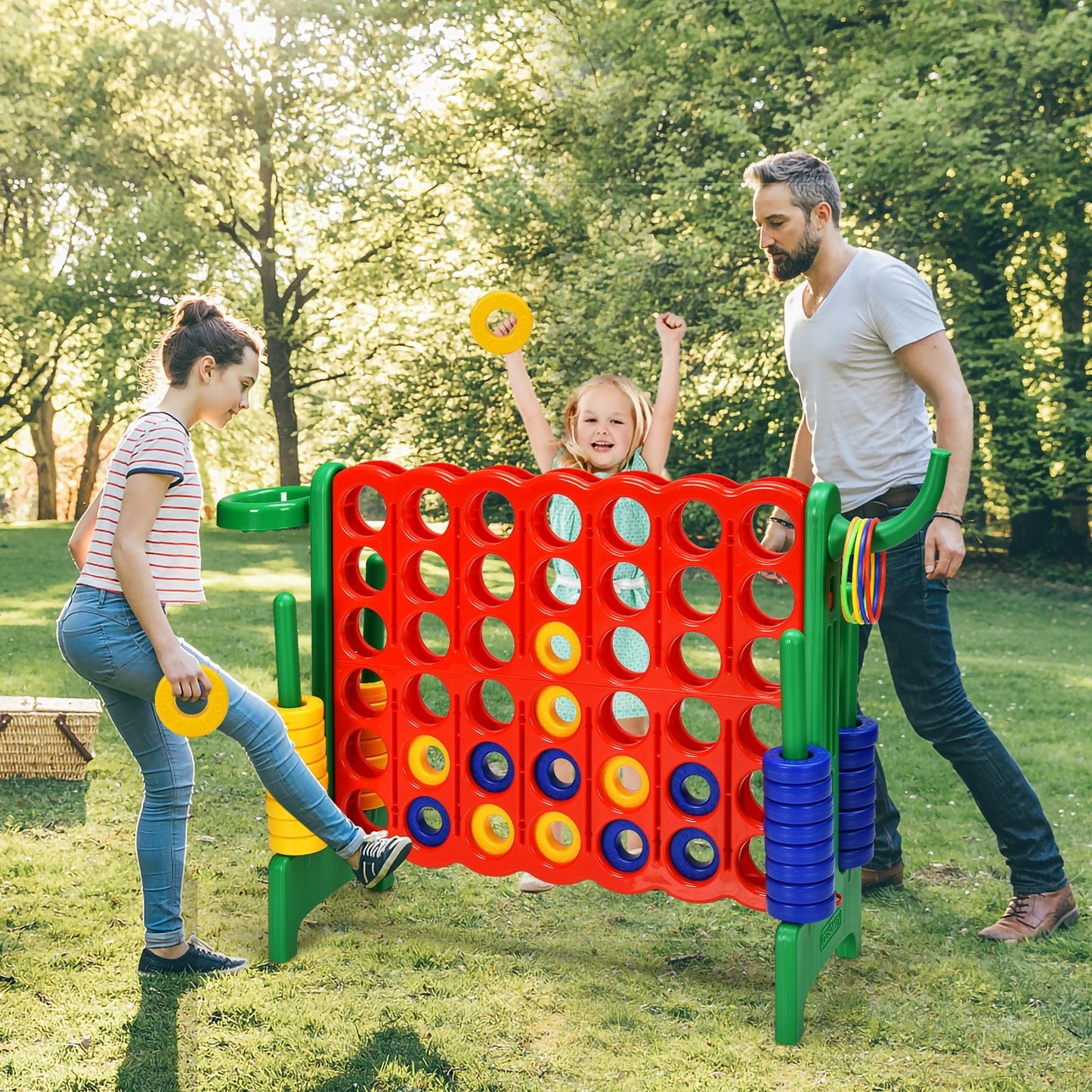 2.5 Feet 4-to-Score Giant Game Set-Blue