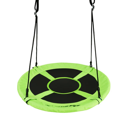 40 Inch 770 lbs Flying Saucer Tree Swing Kids Gift with 2 Tree Hanging Straps-Blue