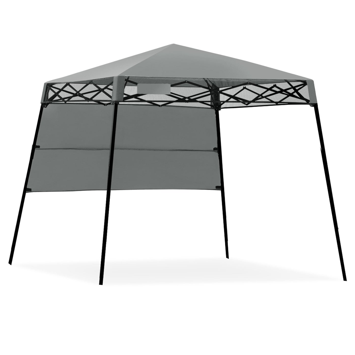 7 x 7 Feet Sland Adjustable Portable Canopy Tent with Backpack-Blue