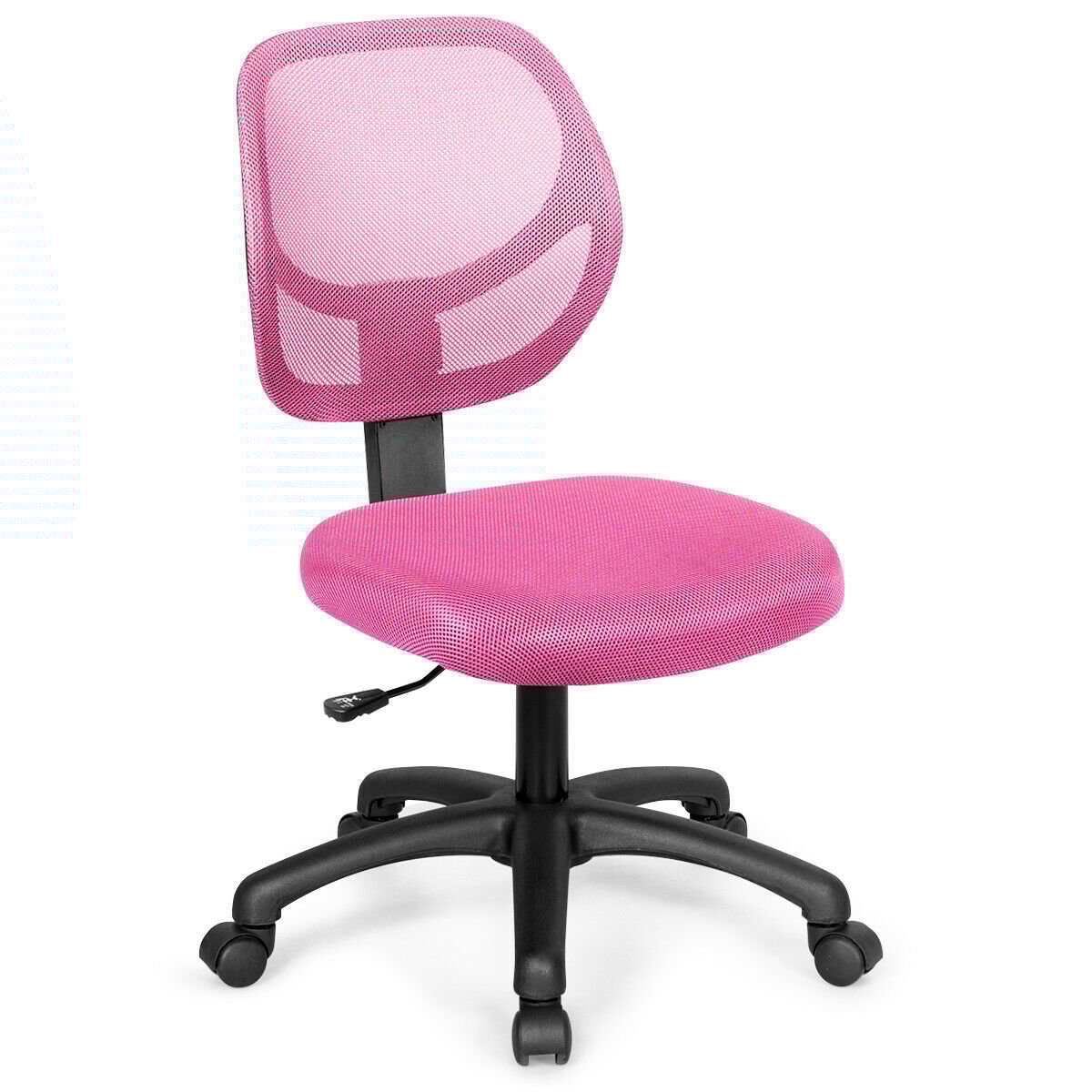 Low-back Computer Task Office Desk Chair with Swivel Casters-Green