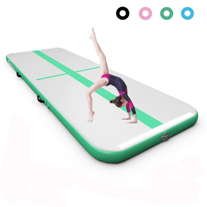 13 Feet Inflatable Gymnastics Tumbling Mat with Pump -Black