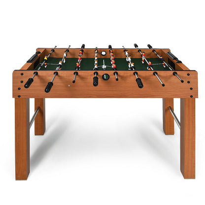 48 Inch Foosball Table Indoor Soccer Game-Beige
