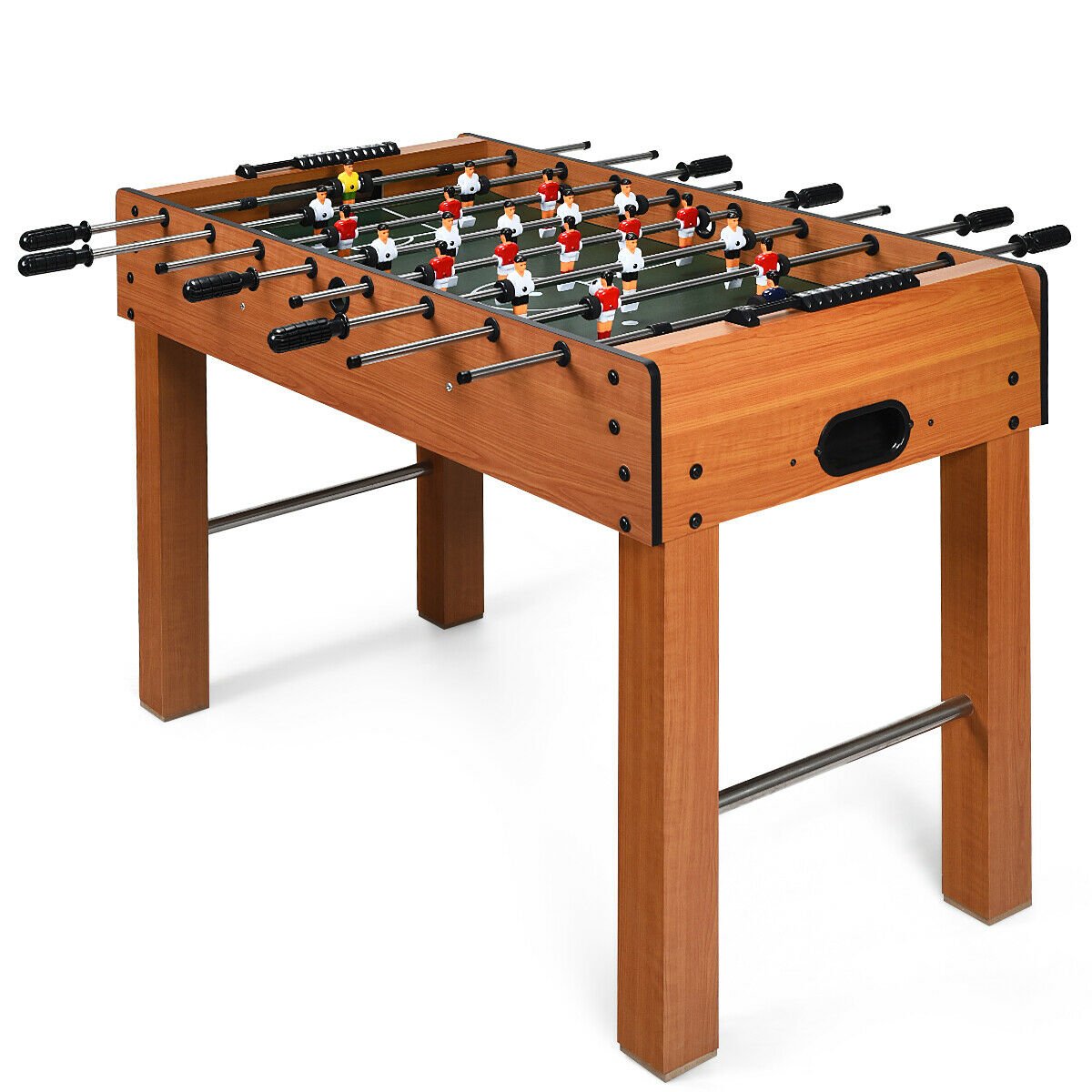 48 Inch Foosball Table Indoor Soccer Game-Beige