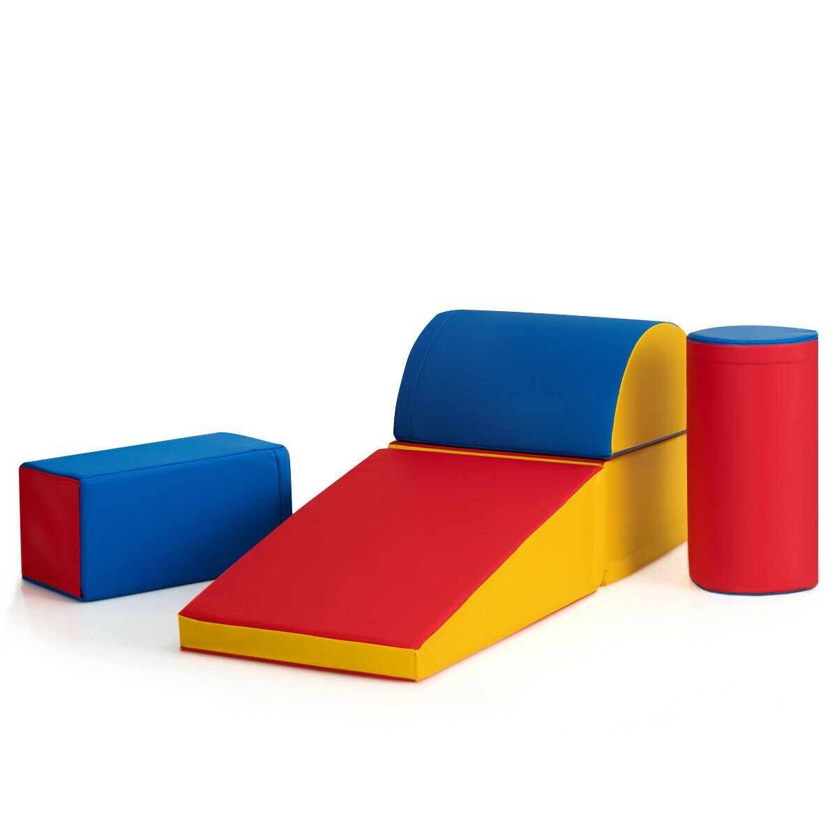 5-Piece Set Climb Activity Play Safe Foam Blocks-Pink