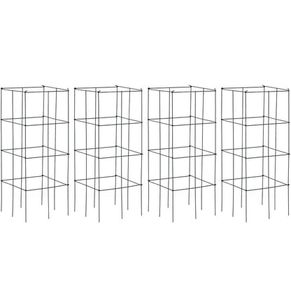 4 Pack Garden Trellis for Climbing Plants for Flower Vegetable
