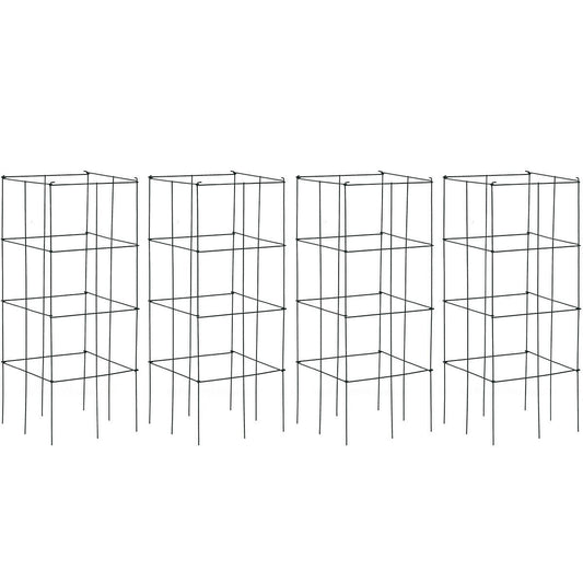 4 Pack Garden Trellis for Climbing Plants for Flower Vegetable