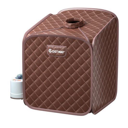 2L Portable Folding Steam Sauna Spa-Coffee