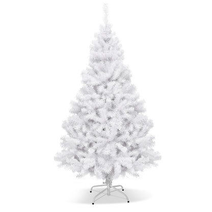 6' / 7.5' / 9' Hinged Artificial Christmas Tree with Metal Stand-6 ft