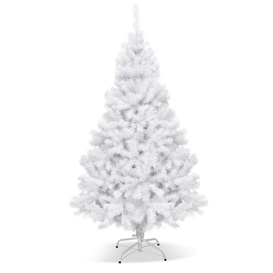 6' / 7.5' / 9' Hinged Artificial Christmas Tree with Metal Stand-6 ft