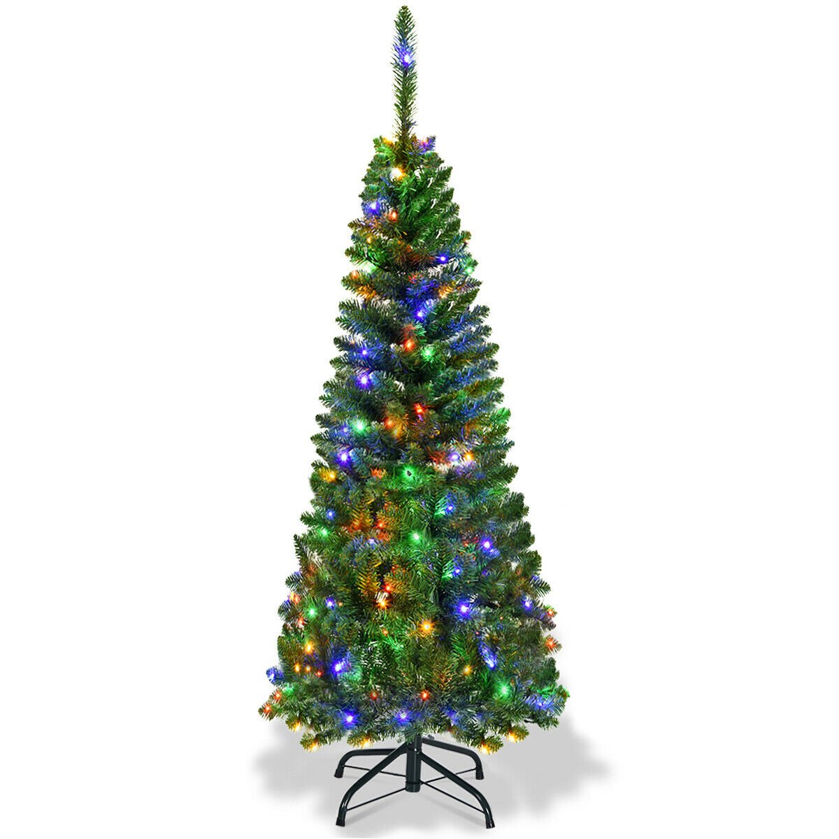 Artificial National Foot Kingswood Fir Pencil Christmas Tree-6.5ft