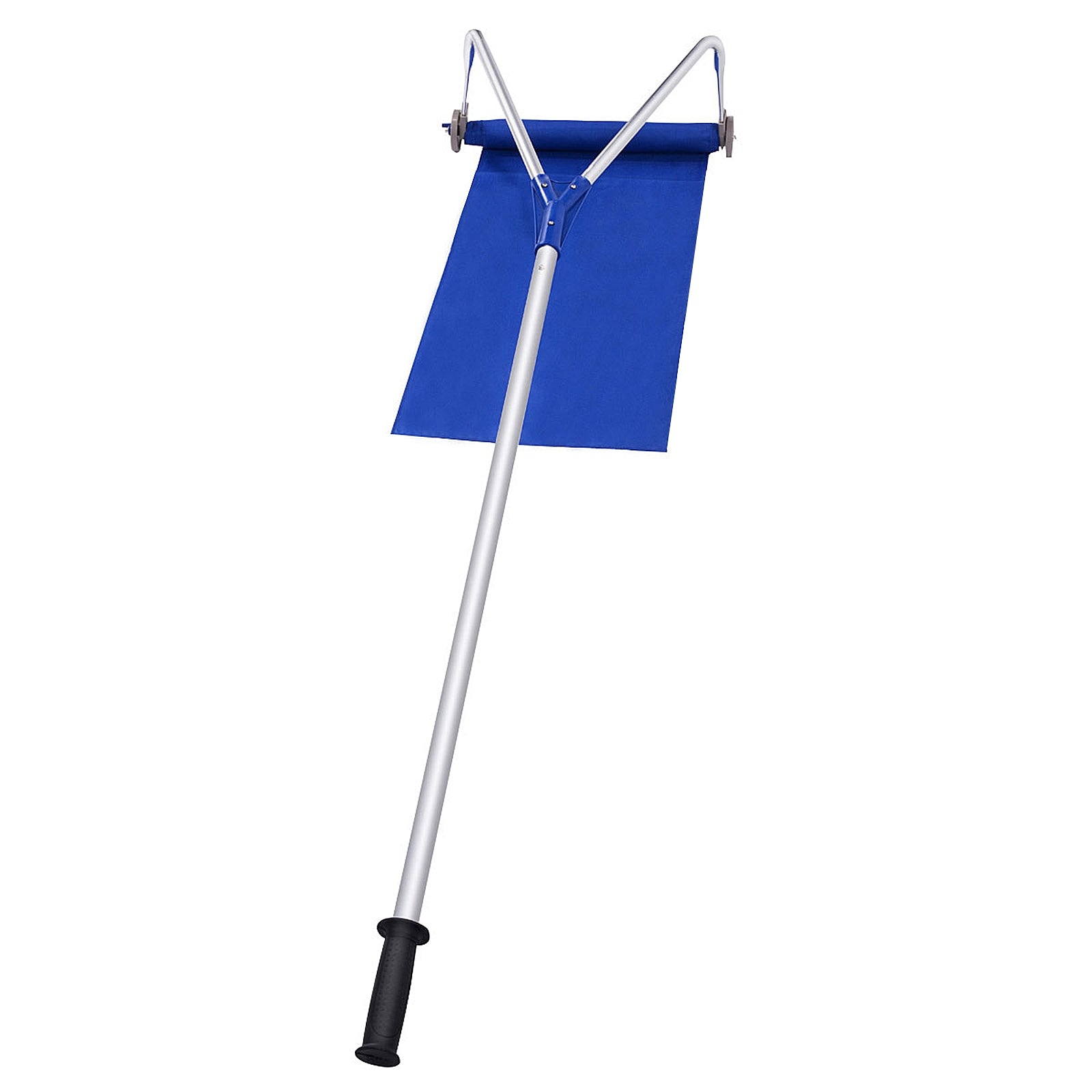 21 Feet Adjustable Aluminium Snow Roof Rake with Wheels and Oxford Slide - Direct by Wilsons Home Store