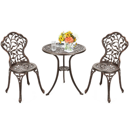 3 Pieces Cast Aluminum Bistro Set - Direct by Wilsons Home Store