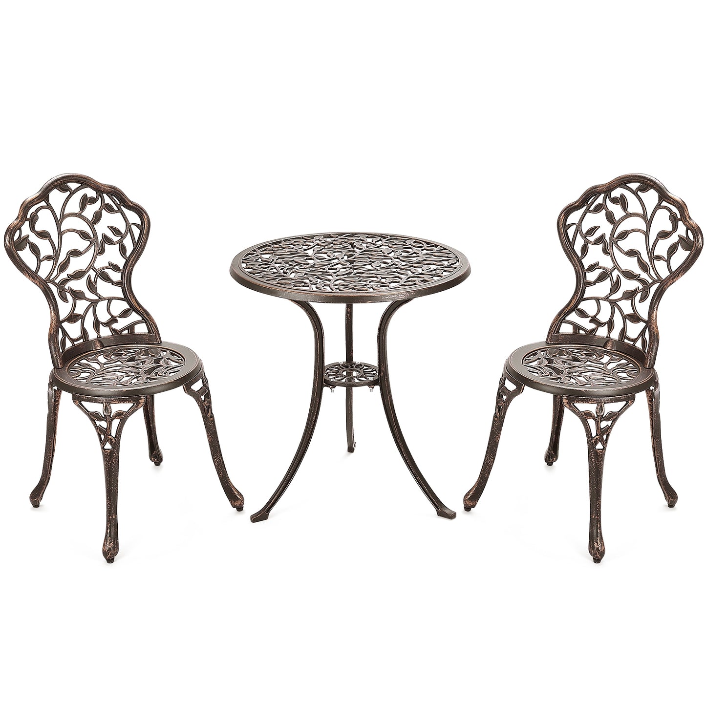 3 Pieces Cast Aluminum Bistro Set - Direct by Wilsons Home Store