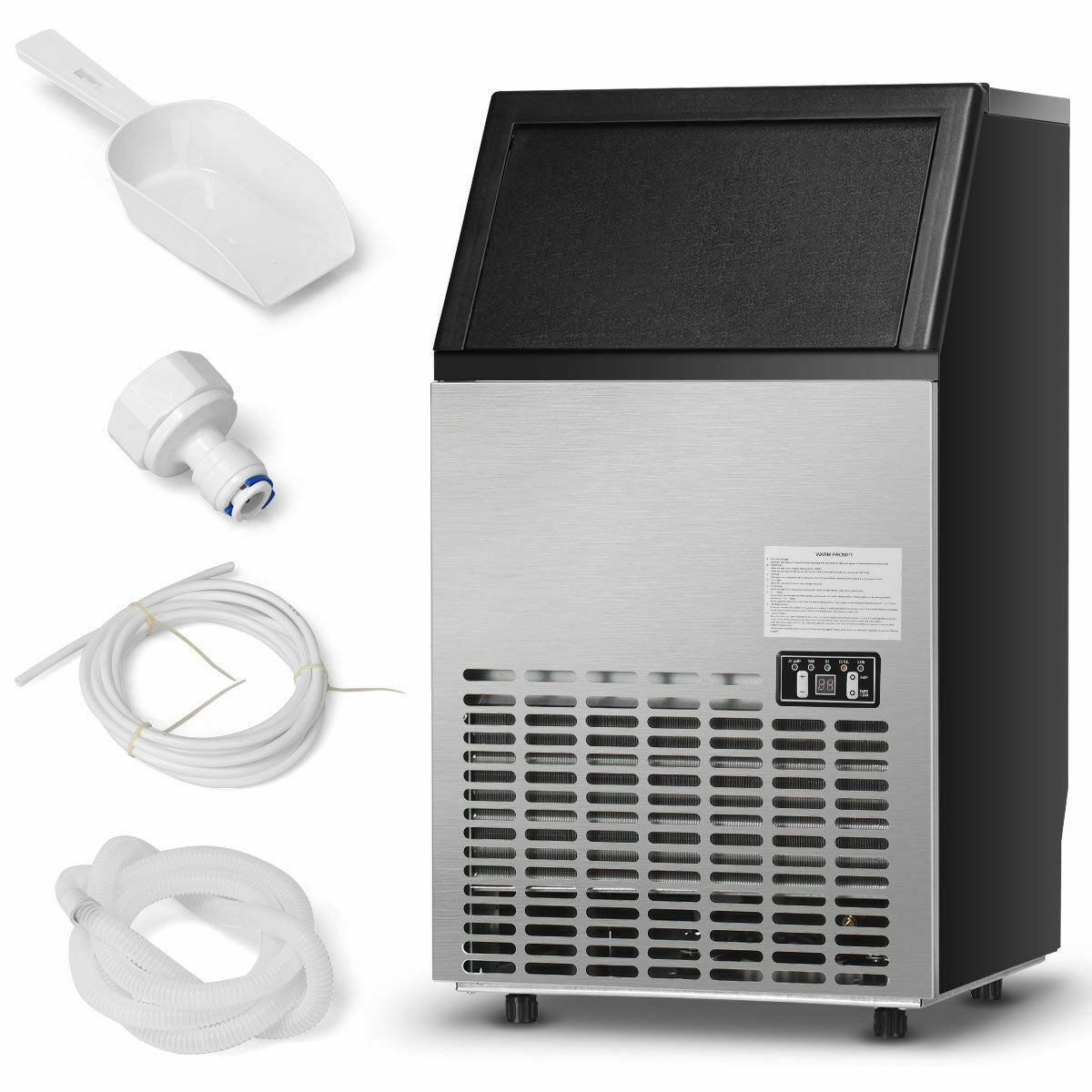 Portable Built-In Stainless Steel Commercial Ice Maker - Direct by Wilsons Home Store