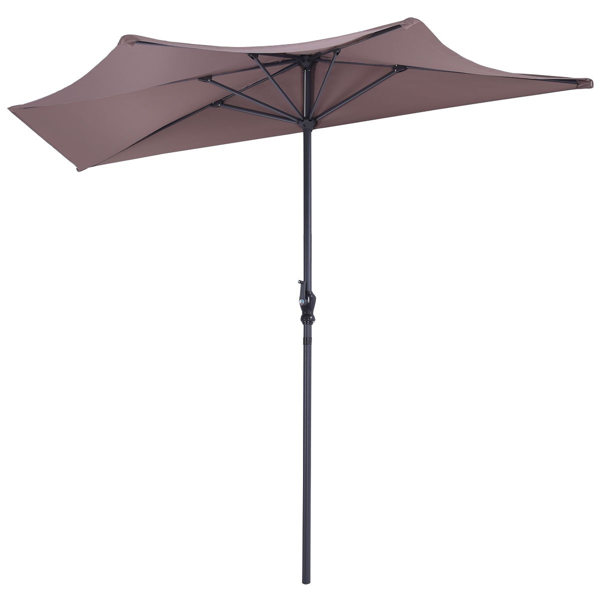 9' Half Round Patio Umbrella Sunshade without Weight Base - Direct by Wilsons Home Store