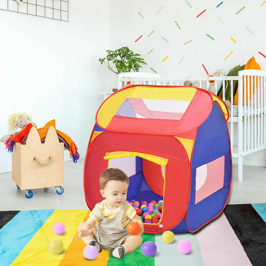 Portable Kid Play House Toy Tent with 100 Balls - Direct by Wilsons Home Store