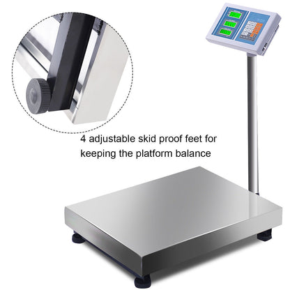 660lbs Weight Computing Digital Floor Platform Scale Postal Shipping Mailing New - Direct by Wilsons Home Store