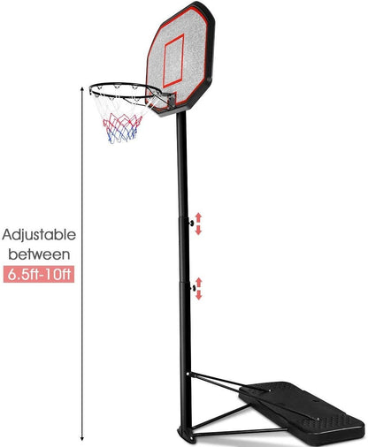 43 Inch Indoor Outdoor Height Adjustable Basketball Hoop - Direct by Wilsons Home Store