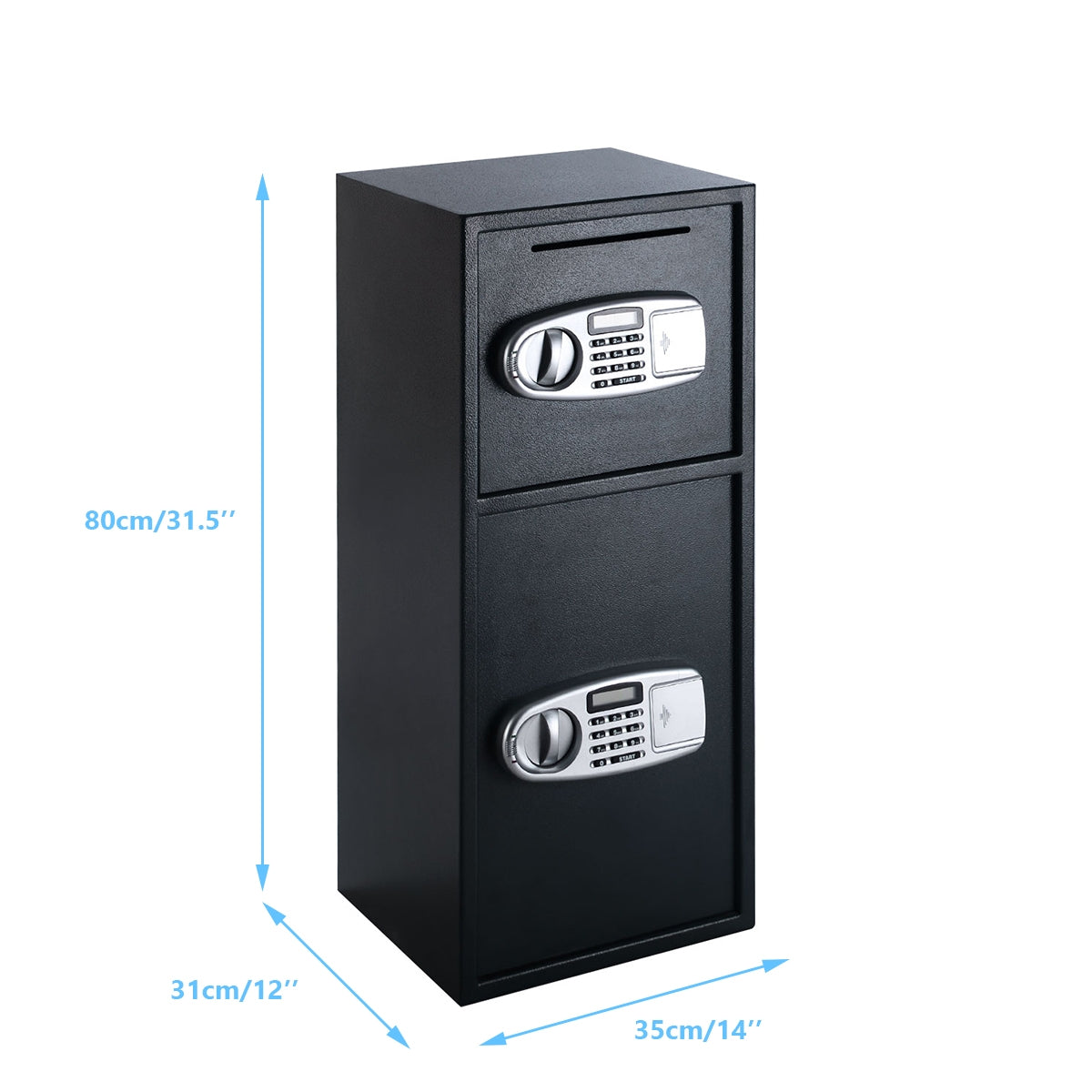 Digital Safe Box with 2 Doors - Direct by Wilsons Home Store