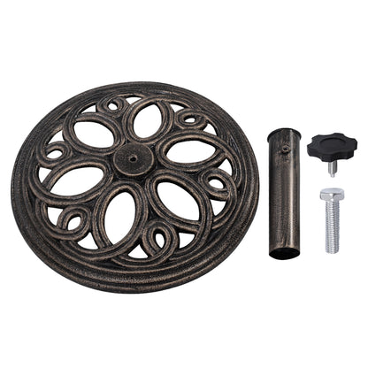 23-lbs 17 3/4 Inch Round Umbrella Base Stand - Direct by Wilsons Home Store
