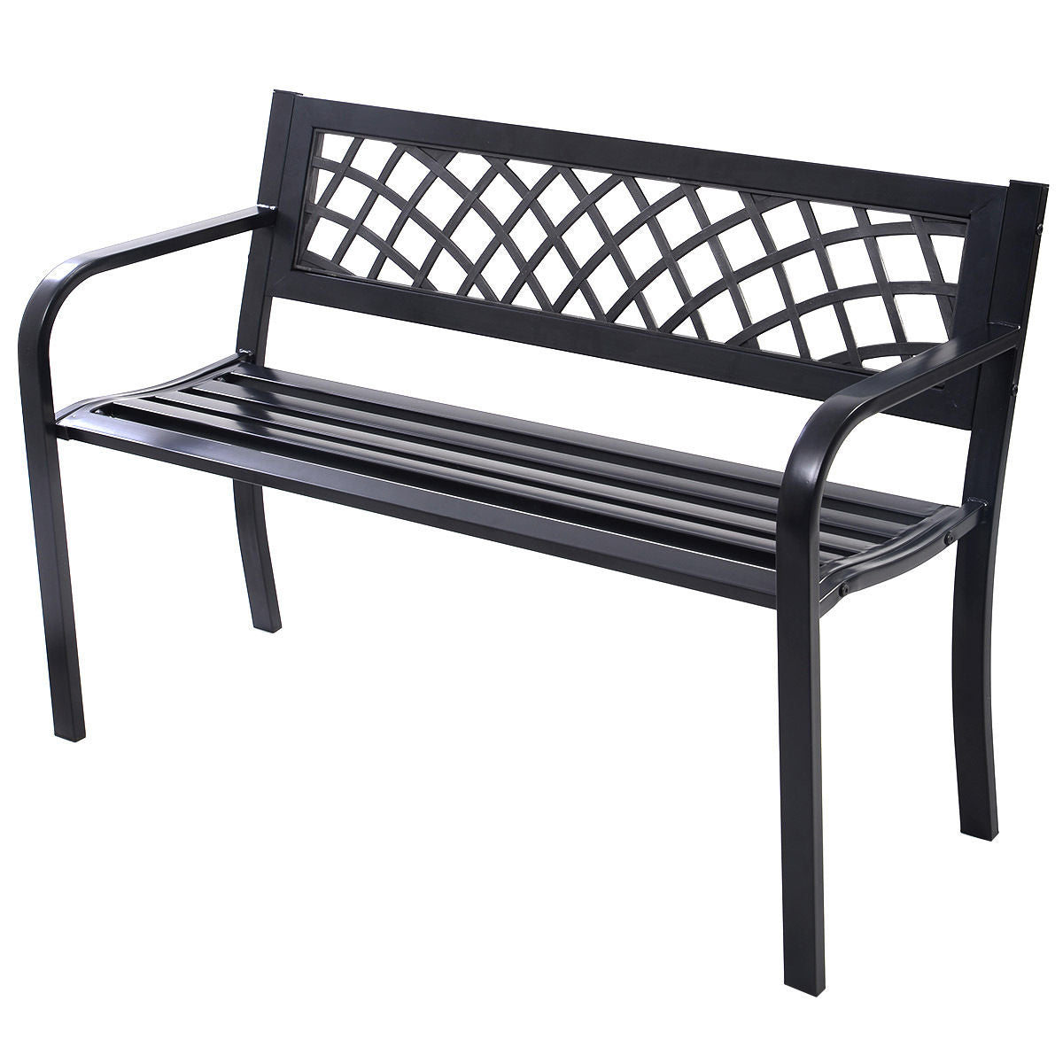 Bench Deck with Steel Frame for outdoor - Direct by Wilsons Home Store