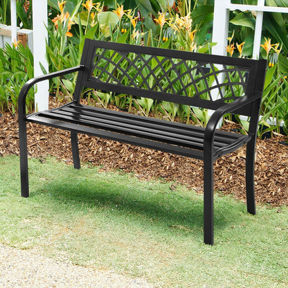 Bench Deck with Steel Frame for outdoor - Direct by Wilsons Home Store