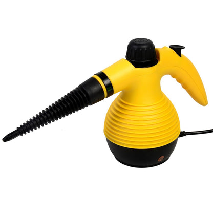 1050W Multi-Purpose Handheld Pressurized Steam Cleaner-Yellow - Direct by Wilsons Home Store