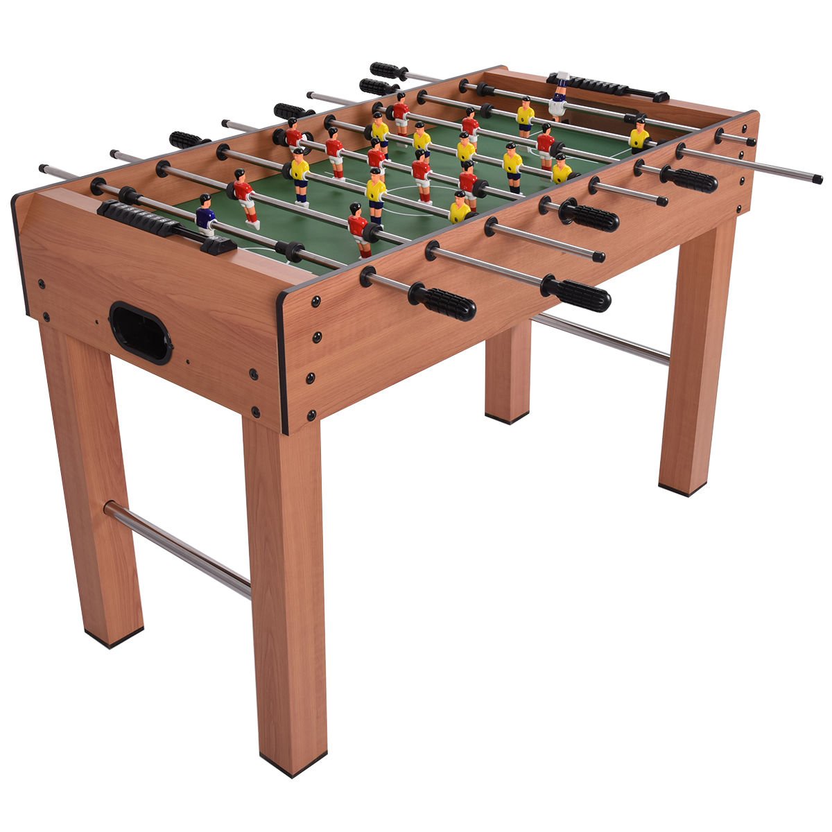 48 Inch Foosball Table Indoor Soccer Game-Beige