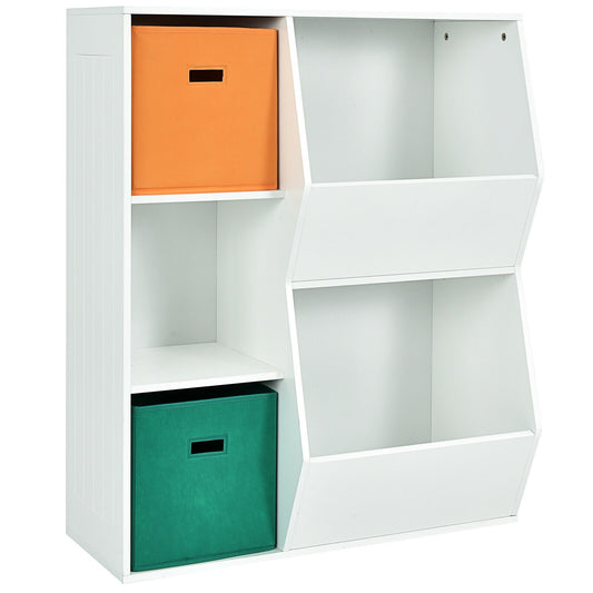 Kids Toy Storage Cabinet Shelf Organizer-Multicolor