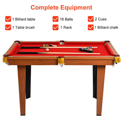 48 Inch Mini Table Top Pool Table Game Billiard Set - Direct by Wilsons Home Store
