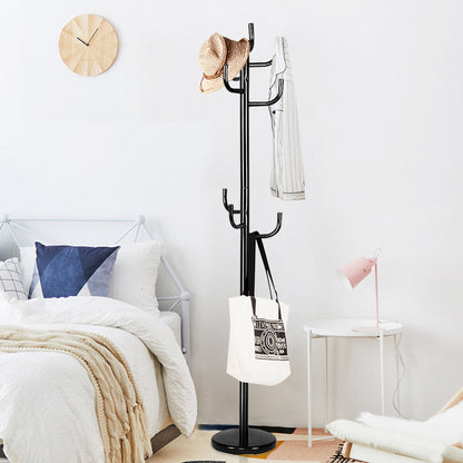 Metal Coat Rack Stand with 8 Sturdy Hooks and Metal Base - Direct by Wilsons Home Store