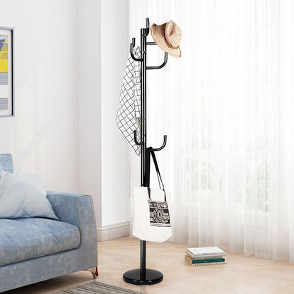 Metal Coat Rack Stand with 8 Sturdy Hooks and Metal Base - Direct by Wilsons Home Store