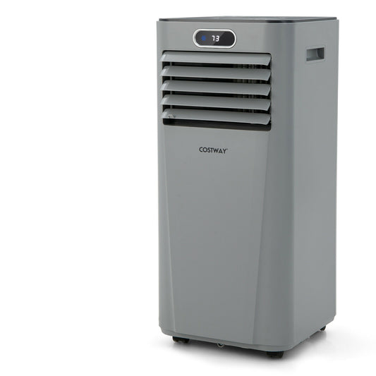 8000BTU 3-in-1 Portable Air Conditioner with Remote Control-Gray