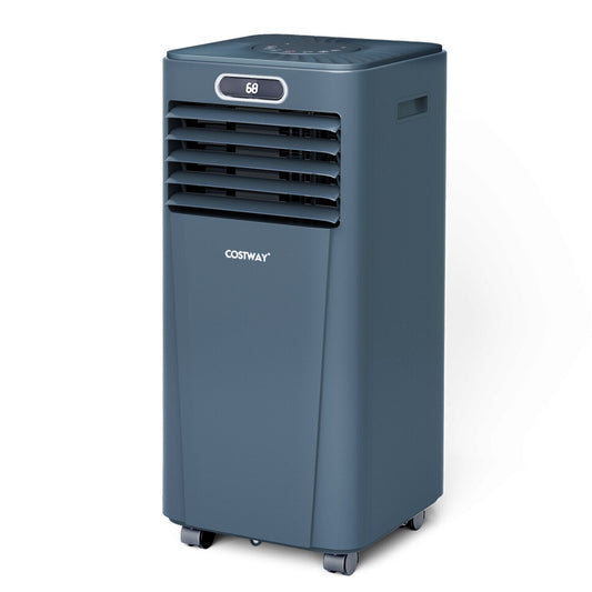 8000BTU 3-in-1 Portable Air Conditioner with Remote Control-Dark Blue