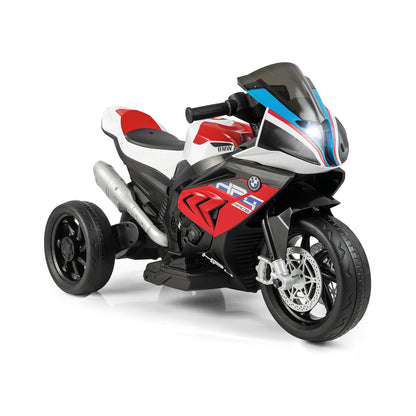 12V Licensed BMW Kids Motorcycle Ride-On Toy for 37-96 Months Old Kids-Blue