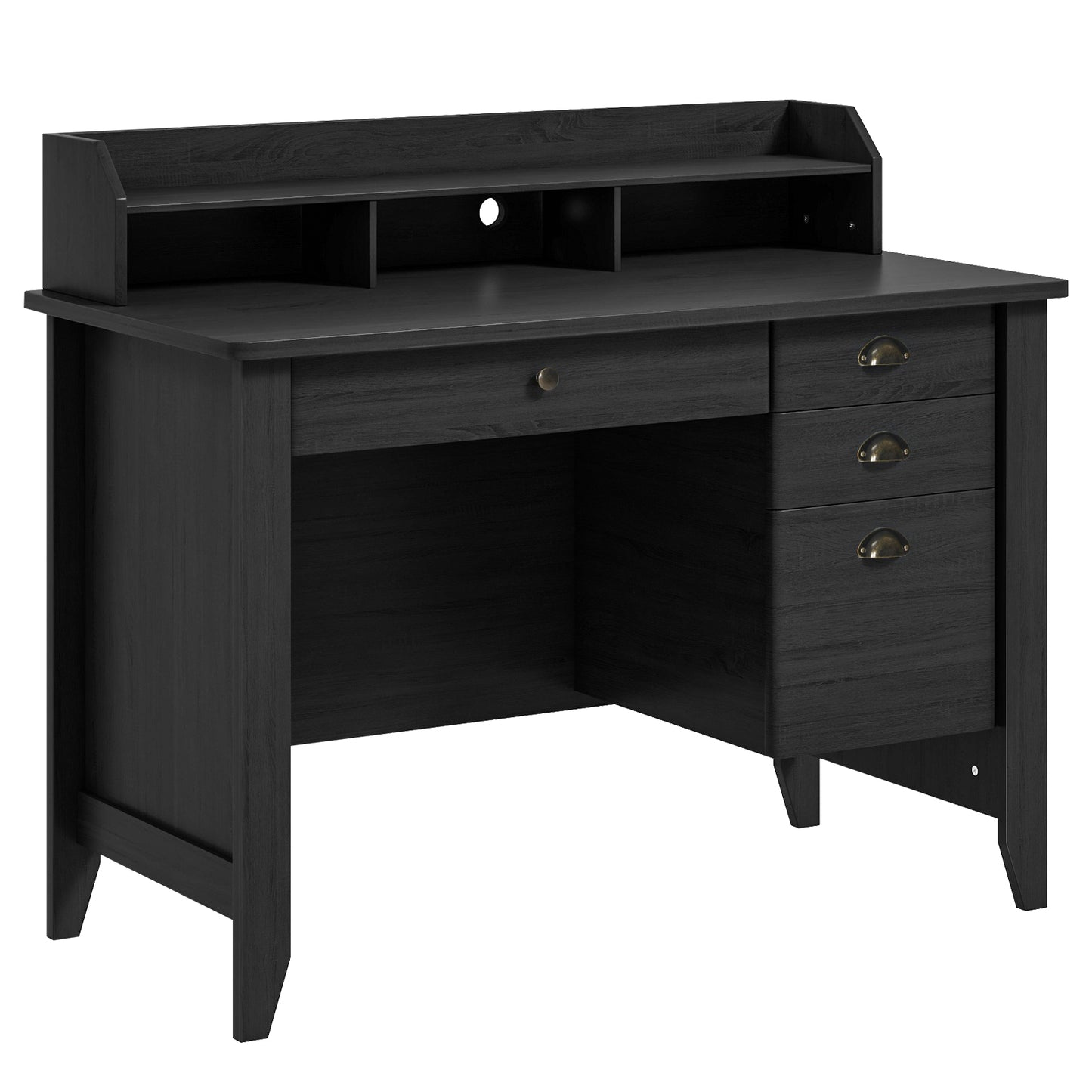 PC Laptop Writing Computer Desk -Black - Direct by Wilsons Home Store