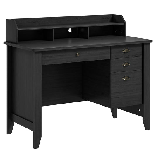 PC Laptop Writing Computer Desk -Black