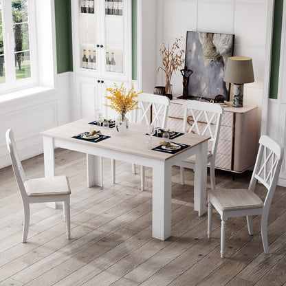 47 Inches Dining Table for Kitchen and Dining Room-Dark Gray