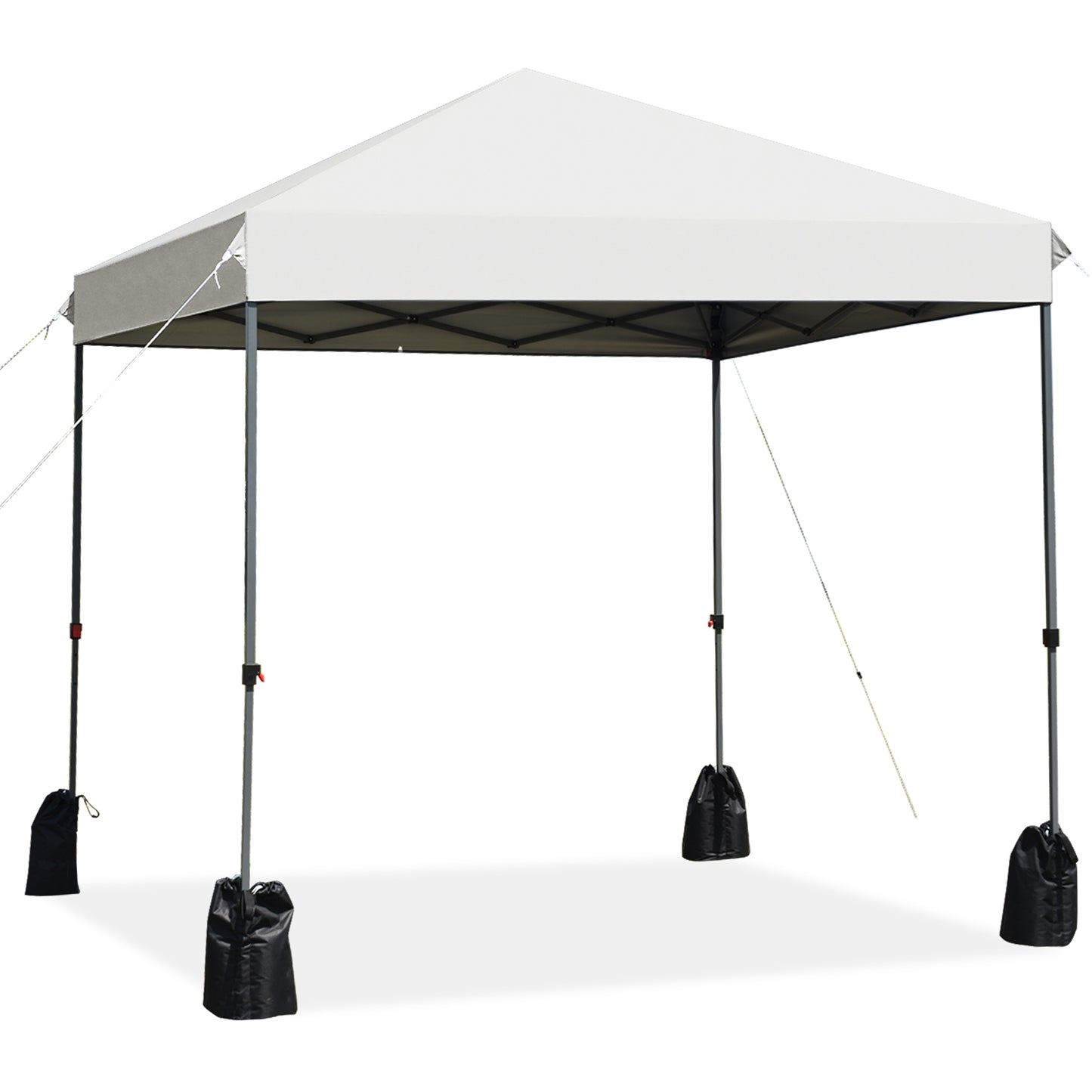 8’x8' Outdoor Pop up Canopy Tent  w/Roller Bag-Blue