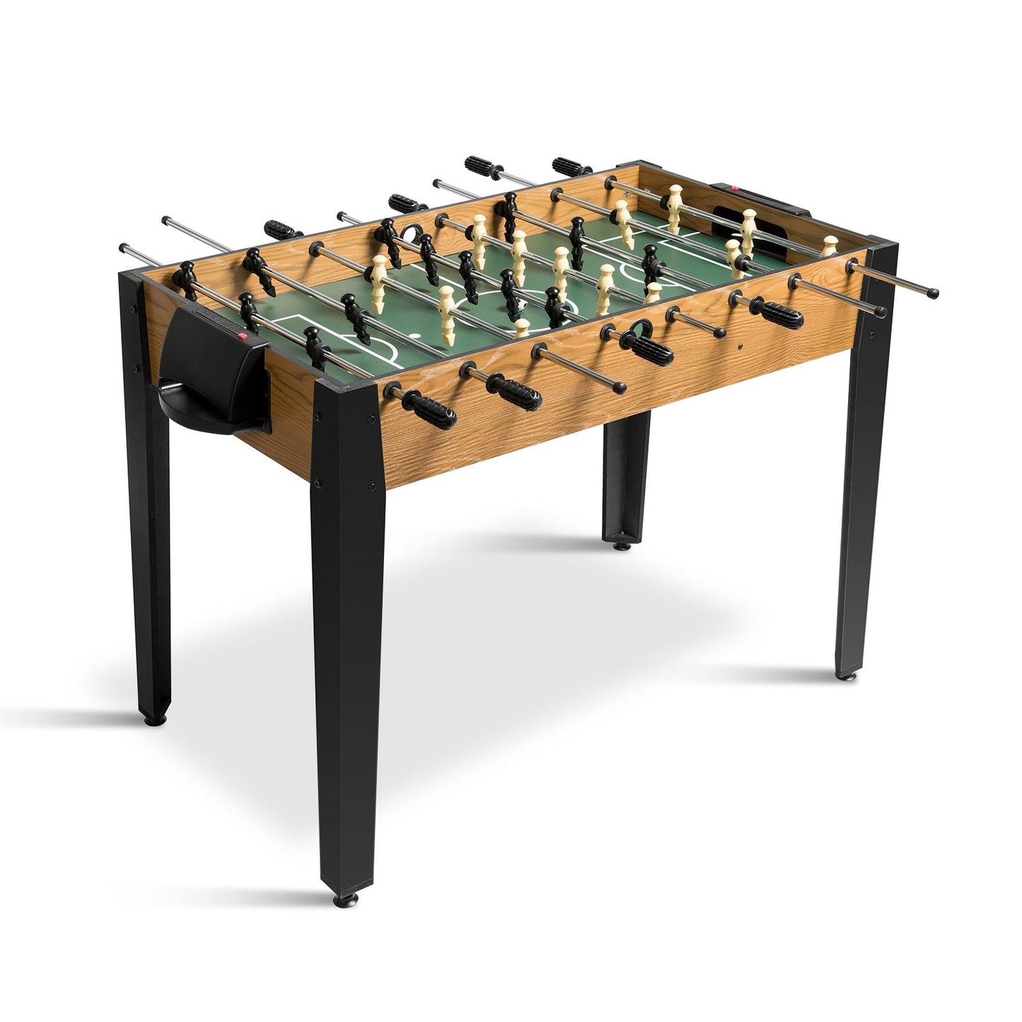 48 Inch Competition Sized Home Recreation Wooden Foosball Table-Black