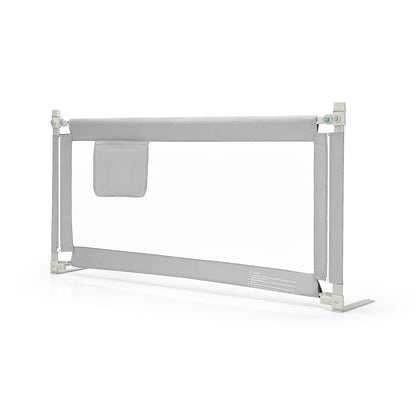 57 Inch Toddlers Vertical Lifting Baby Bed Rail Guard with Lock-Blue