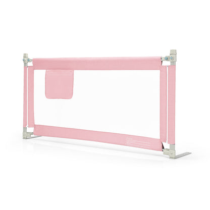 57 Inch Toddlers Vertical Lifting Baby Bed Rail Guard with Lock-Blue