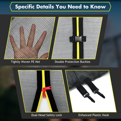 15/16 Feet Trampoline Replacement Safety Net-15 ft